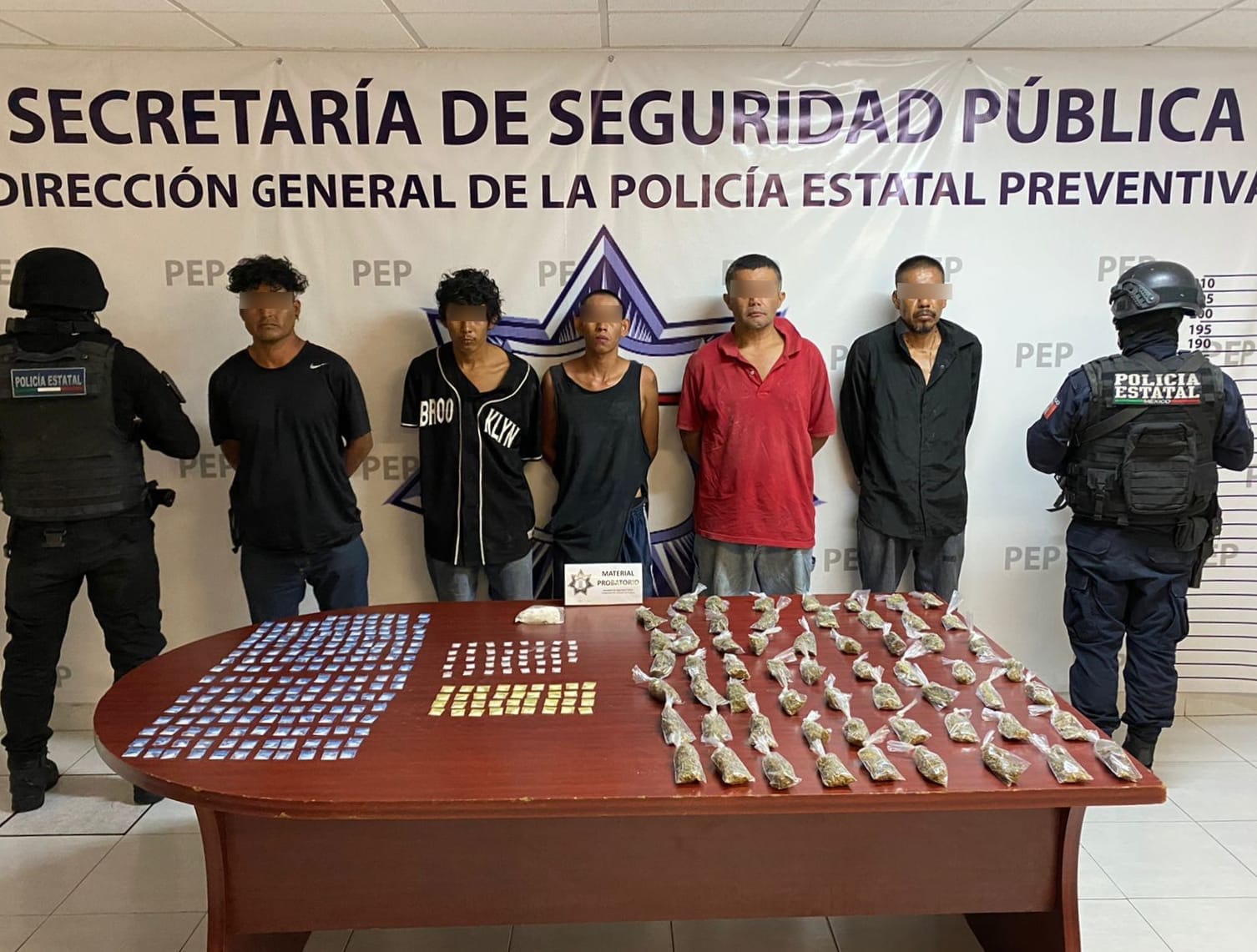 Captura SSP a presuntos integrantes de “Los Rojos”