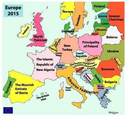 Image result for Future map of Europe with muslims