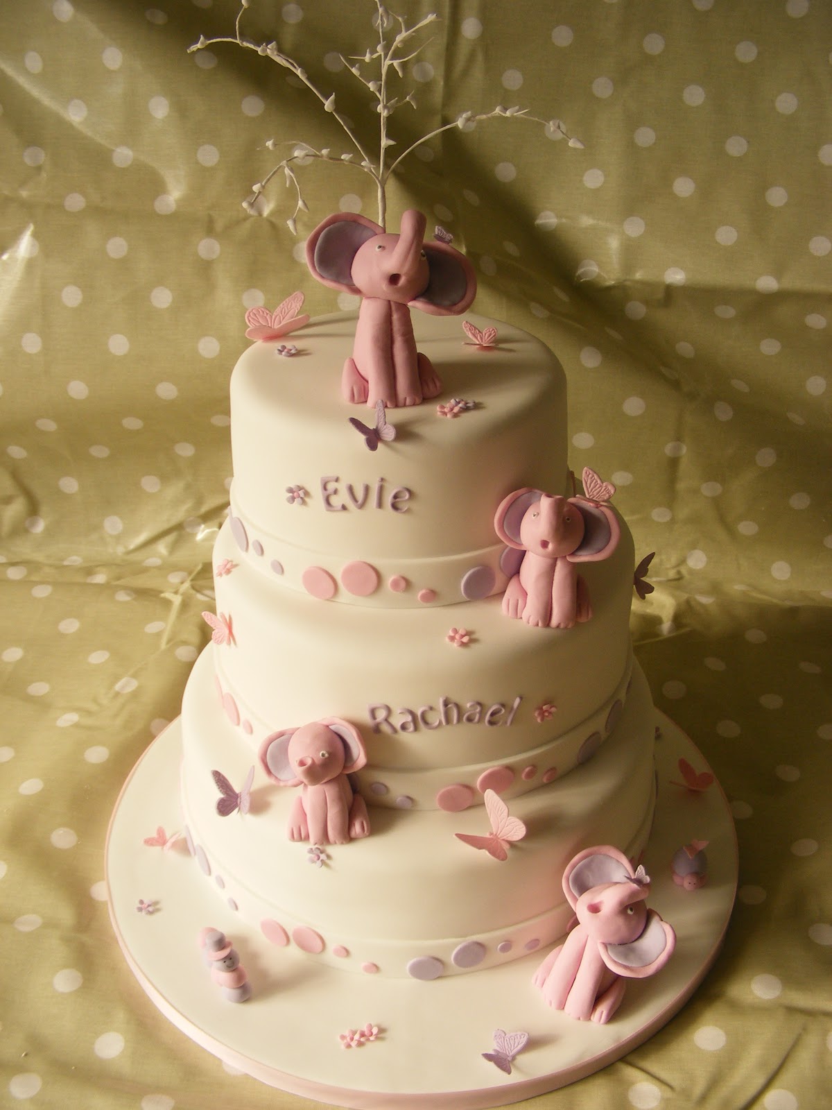 Cakes By Karen Elephant Christening cake