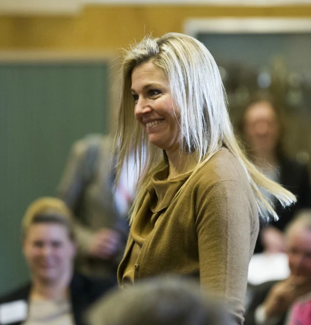 Crown Princess Maxima visited Show Band  in Hoorn