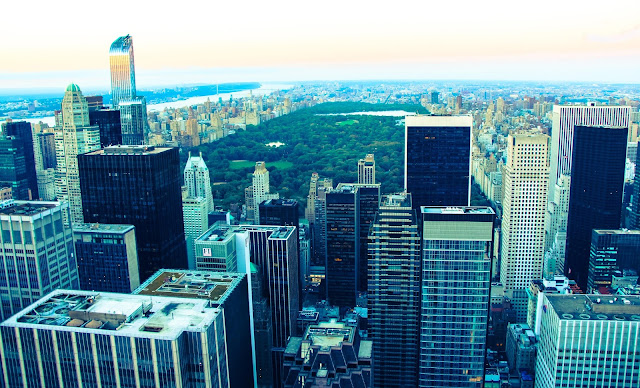 View from the Top of the Rock, New York City