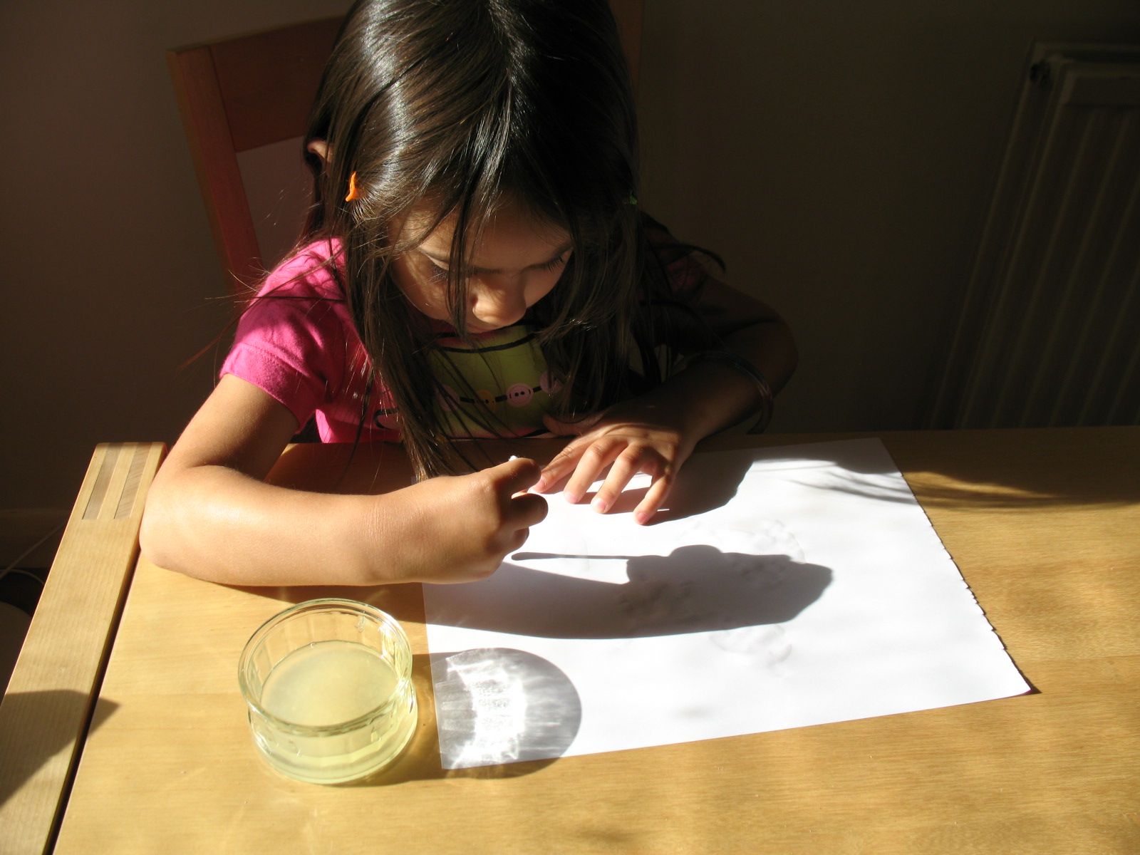 Smiling like Sunshine Science experiments with kids Invisible ink