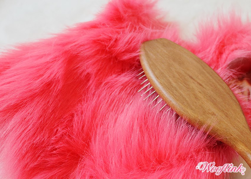 WOOFLINK Hip designer dog clothes FAUXFUR care tips from Julie ♥