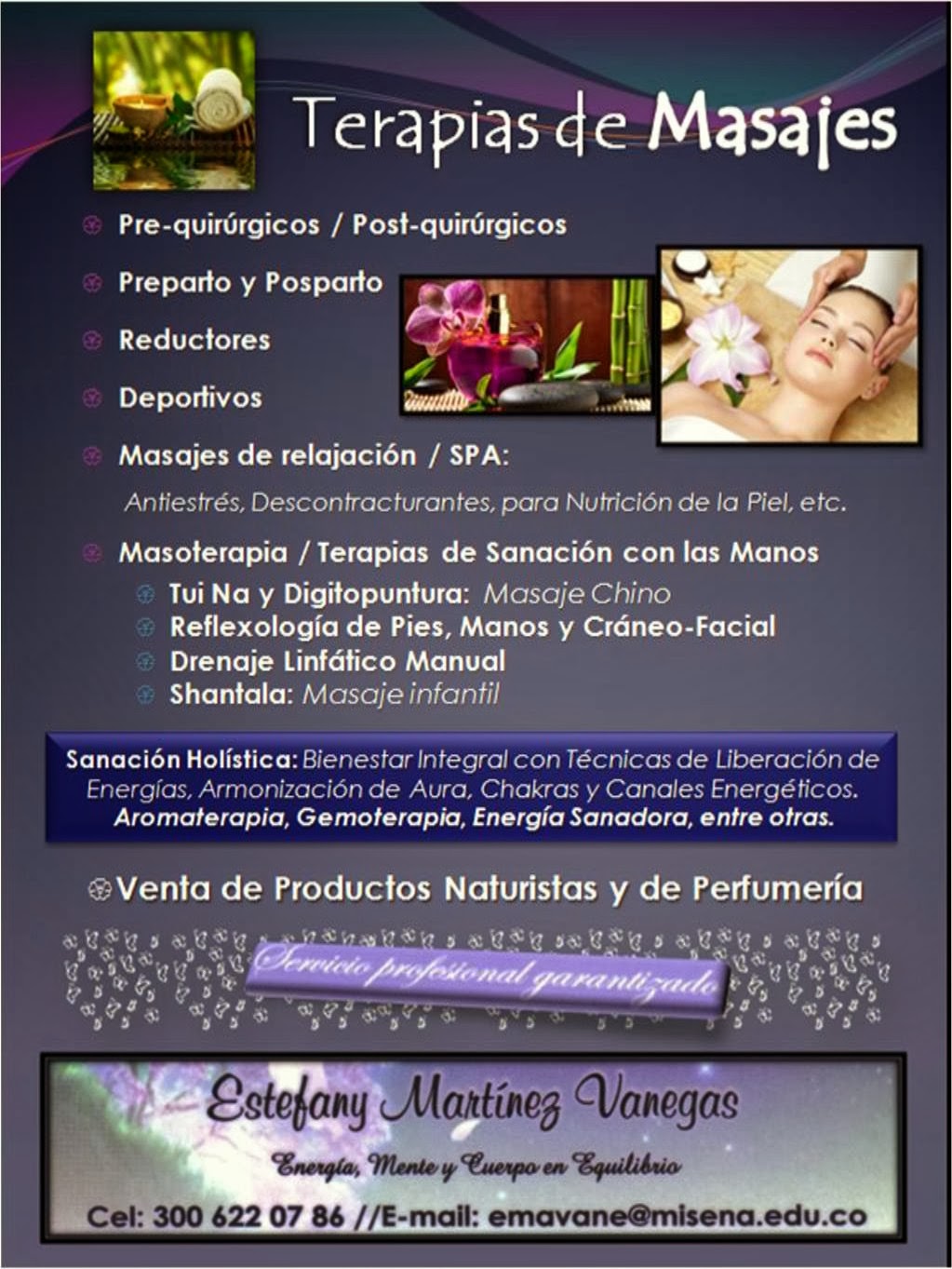 Descripción de Servicios: Estetica facial y corporal sin cirugía, Medellín y Area Metropolitana