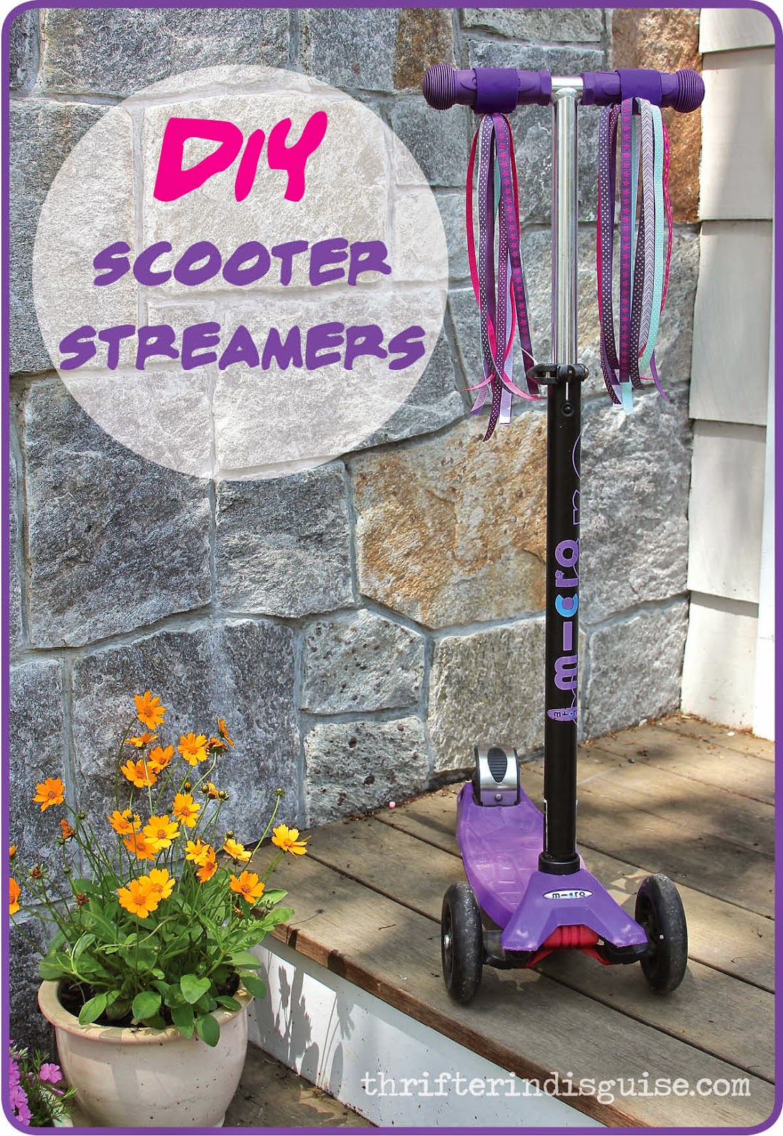 A Thrifter in Disguise DIY Scooter and Bike Streamers