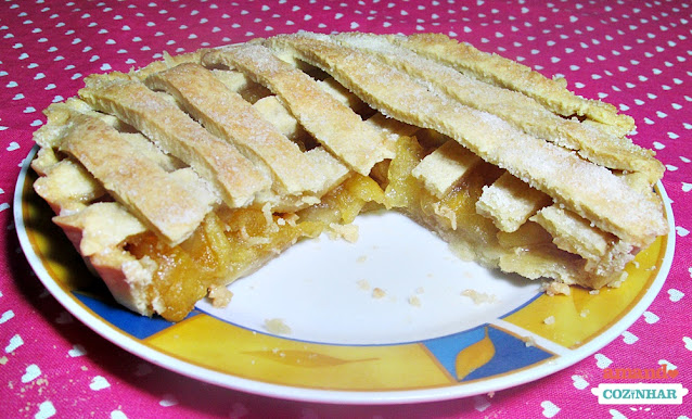 receita Torta de maçã caramelizada