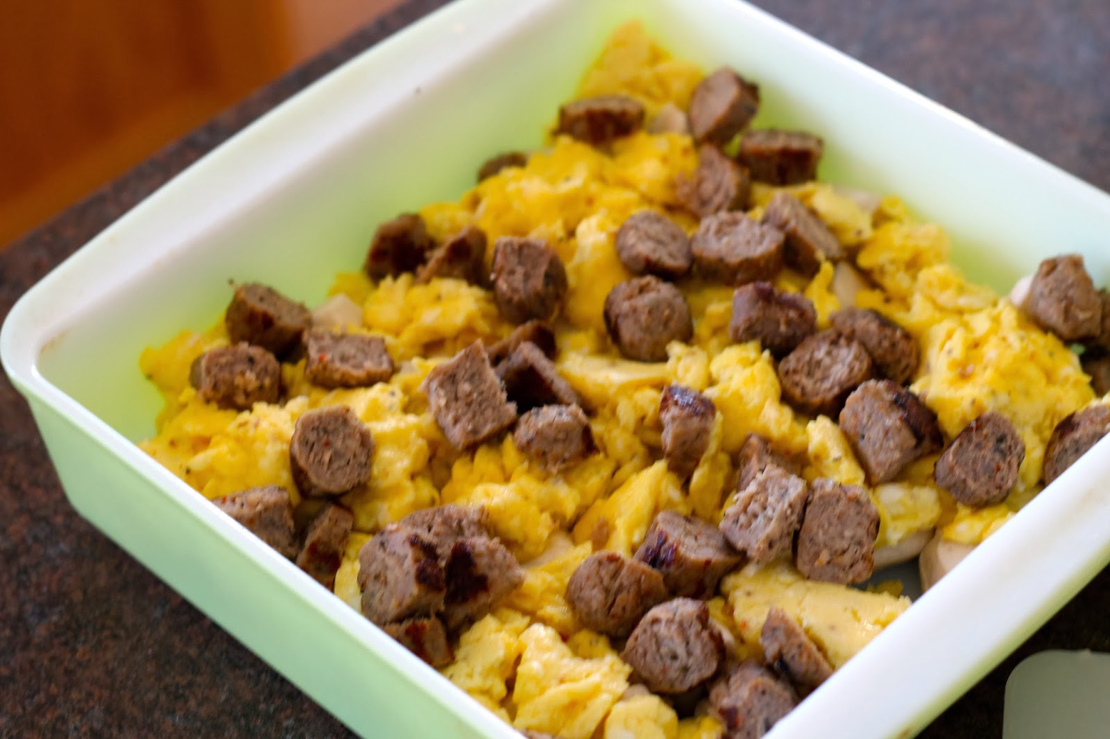 Mrs. Schwartz's Kitchen Biscuits, Sausage and Gravy Egg Bake