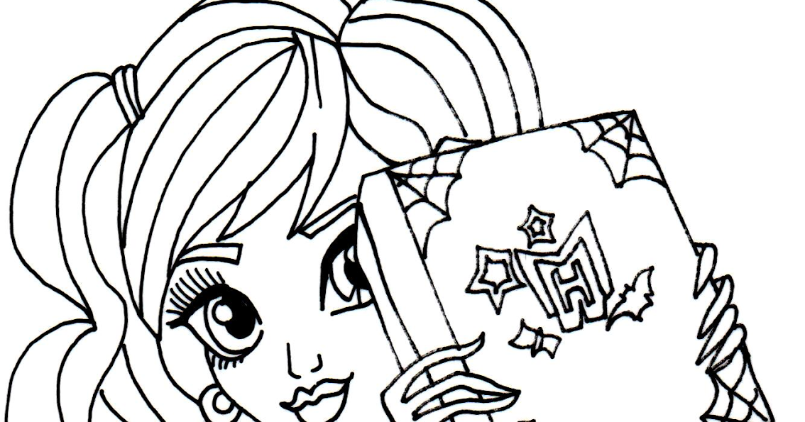 Free Printable Monster High Coloring Pages: Twyla Scaremester Monster ...