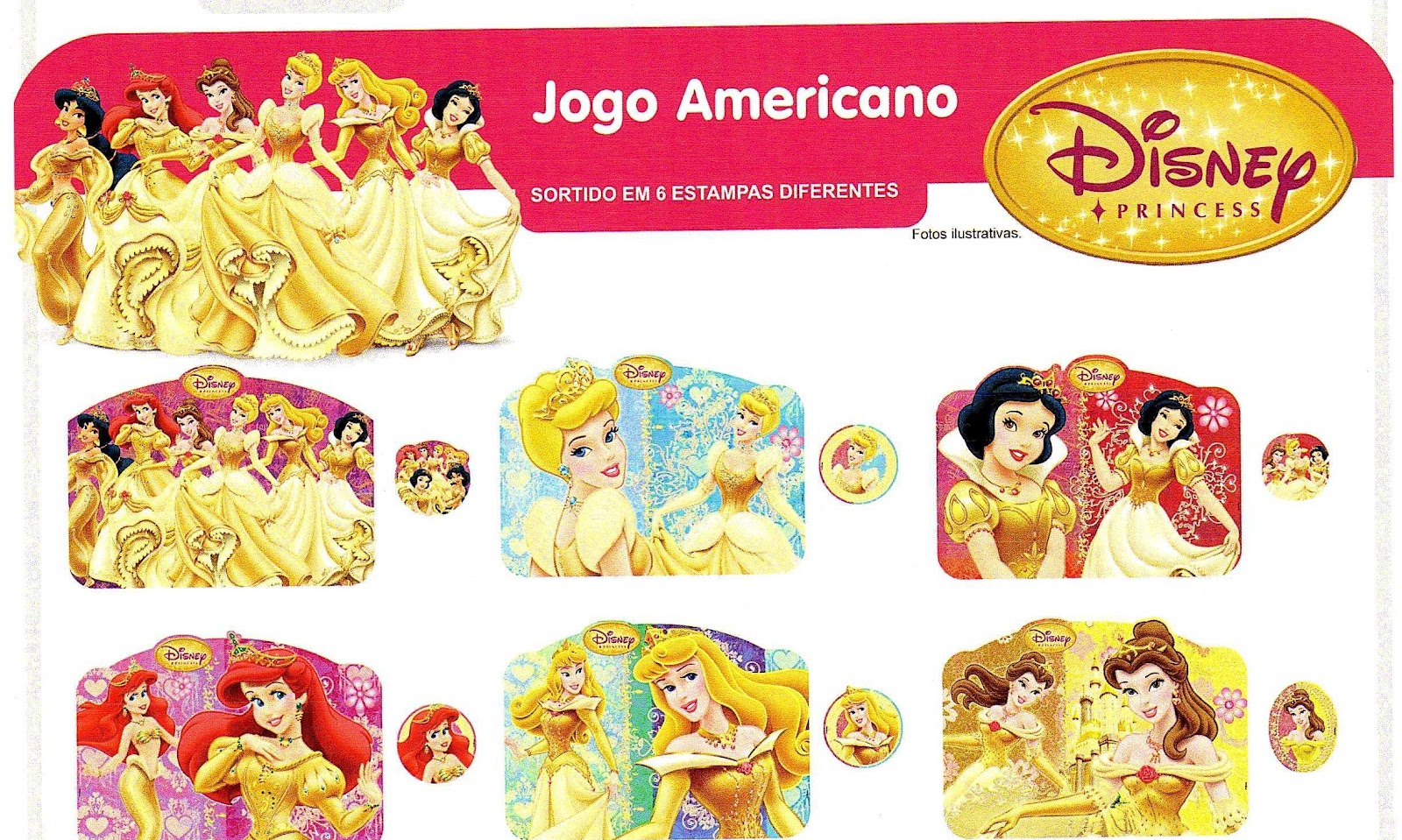 Princesas Disney Jogo Americano