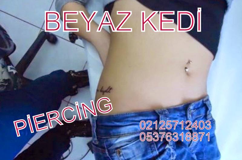 BAKIRKÖY PIERCING &amp; TATTOO YAPAN YERLER Göbek Piercingi Göbeğe