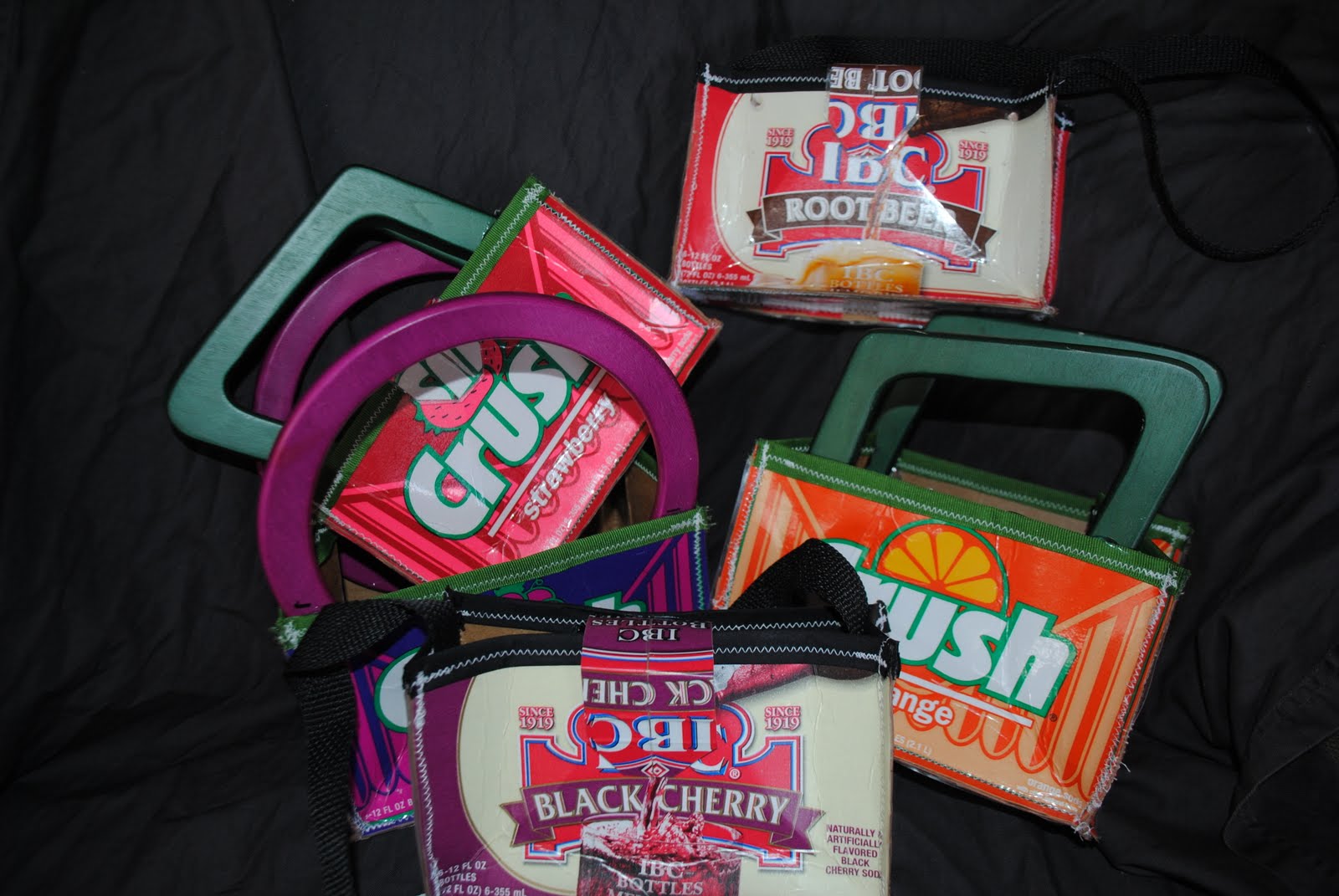 Trash to Treasure Recycled Soda Boxes