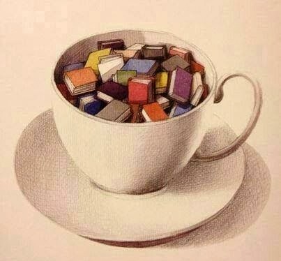 café y libros, combinación ideal...