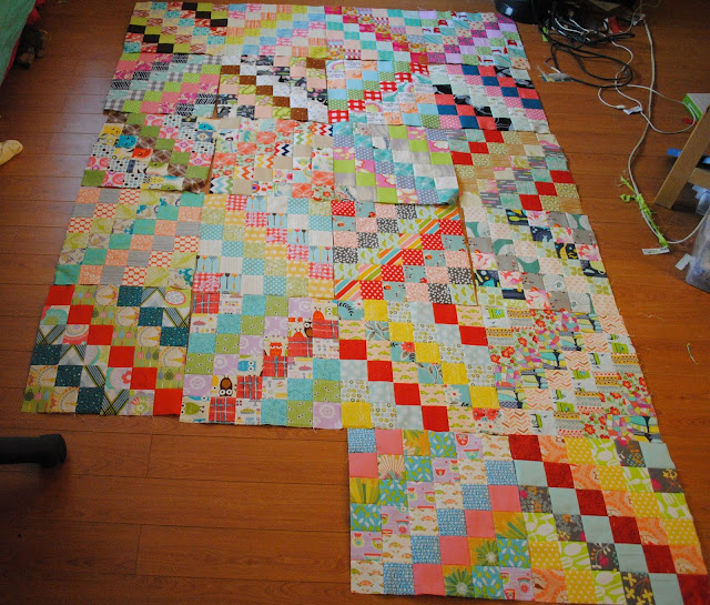 scrappy trip along quilt