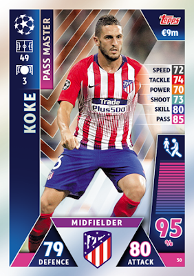 Sticker 197 Ben Davies Topps Champions League 18//19