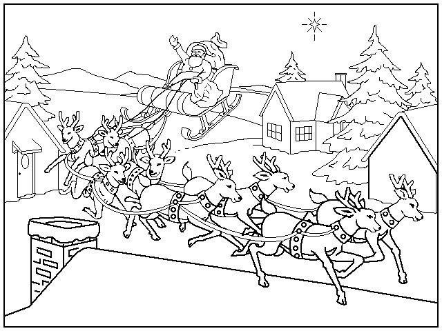 Pintar é divertido - Desenhos para colorir: Natal