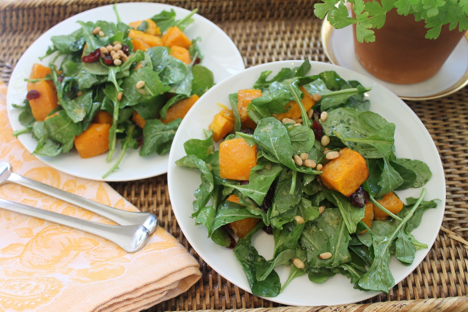 Lovely Things more butternut squash + salad