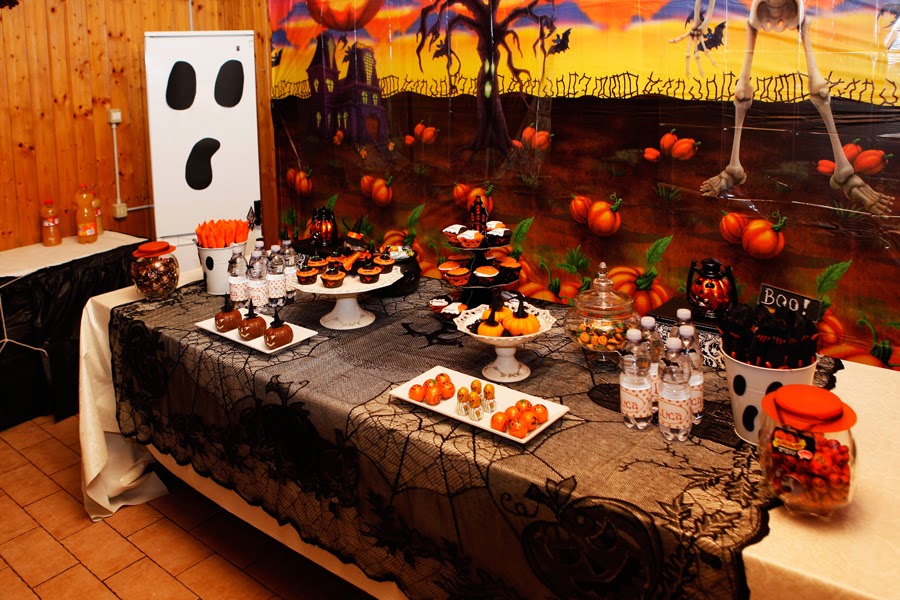 home confetti halloween themed birthday party from italy