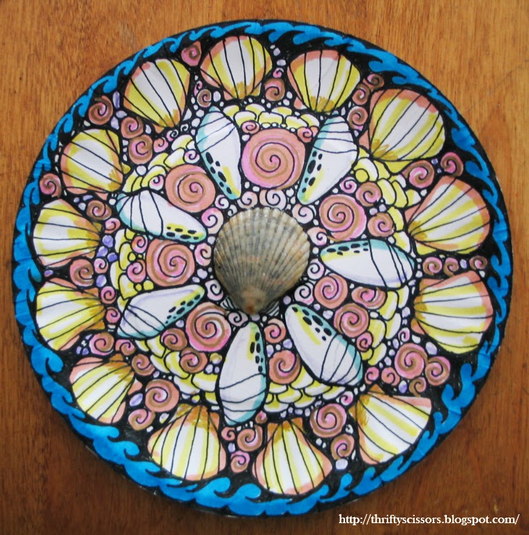 Design and Craft a Sailor's Valentine | Thrifty Scissors