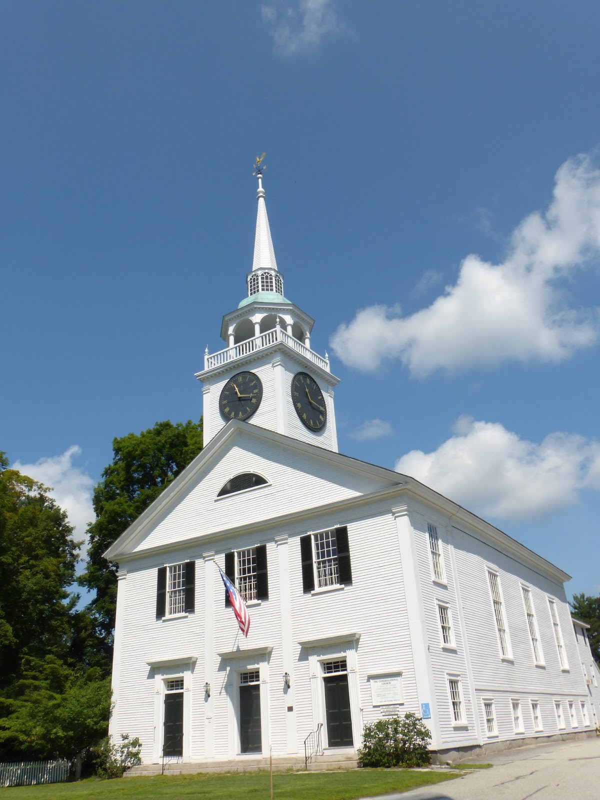 Nutfield Genealogy Weathervane Wednesday A small town church
