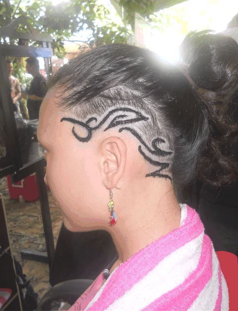 tattoo design simple hair