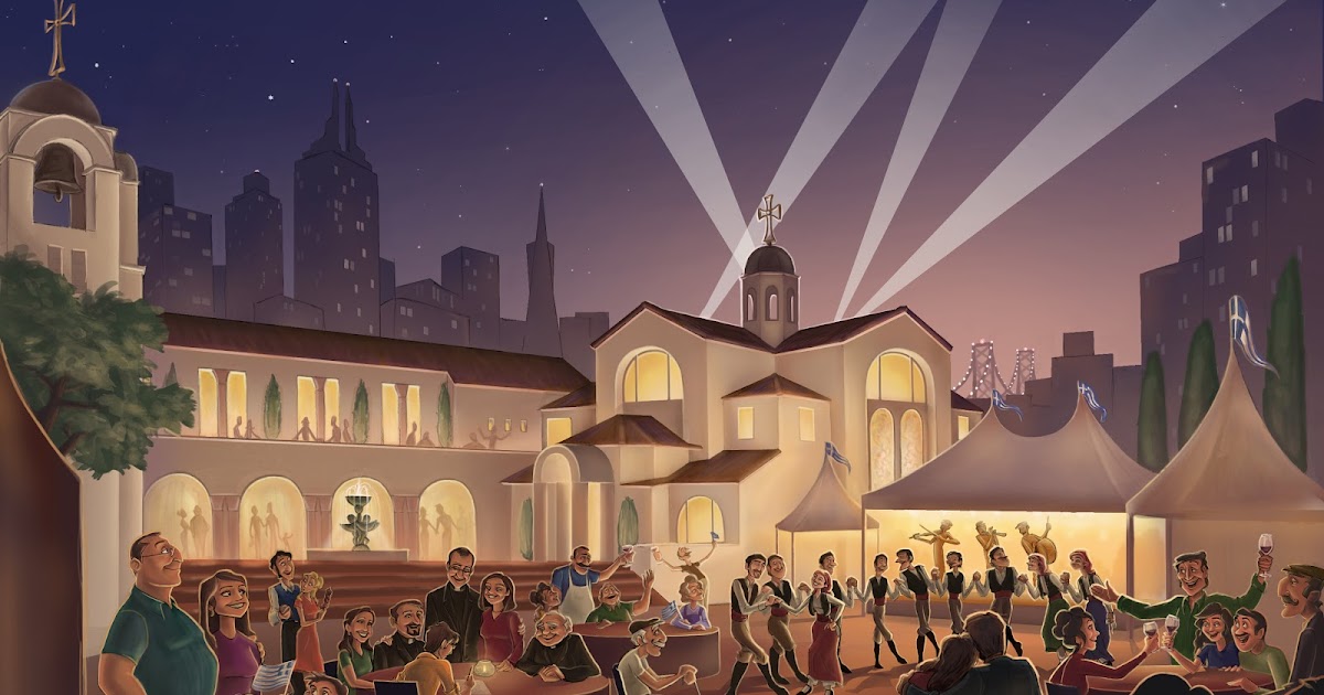 The Art of Nick Balian SF Greek Festival Souvenir Booklet Art