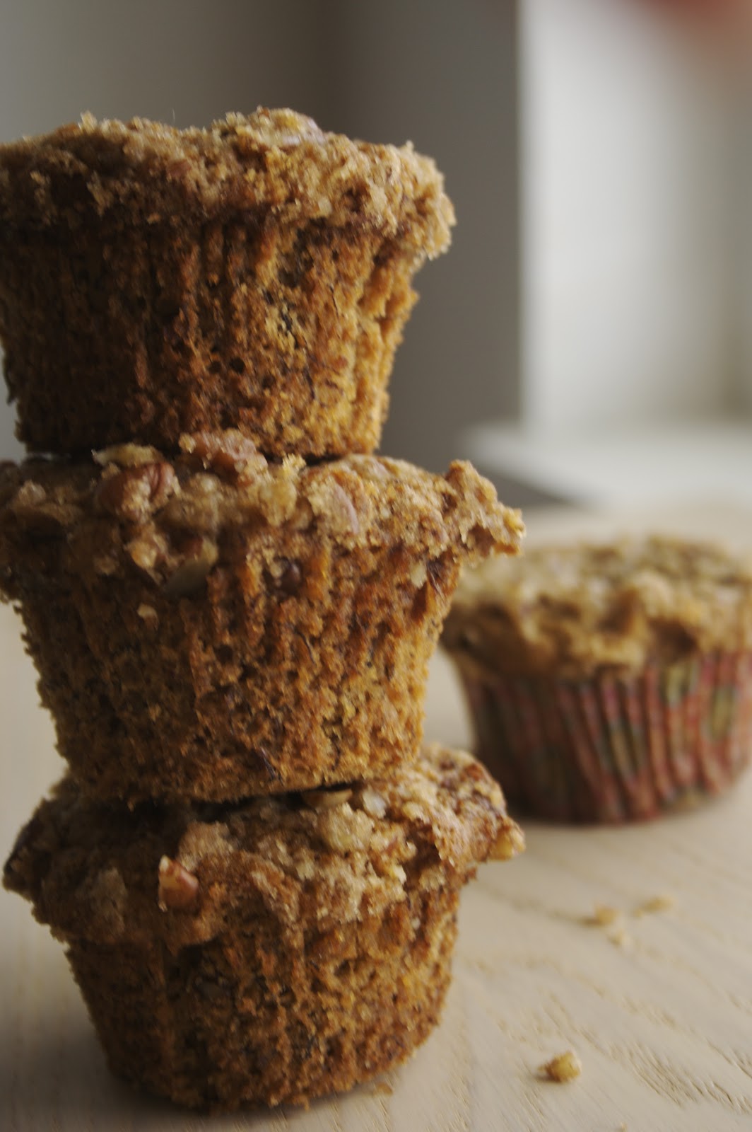 A Full Life Maple Banana Nut Muffins