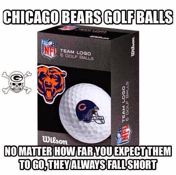 22 Meme Chicago bears golf balls no matter how far you expect