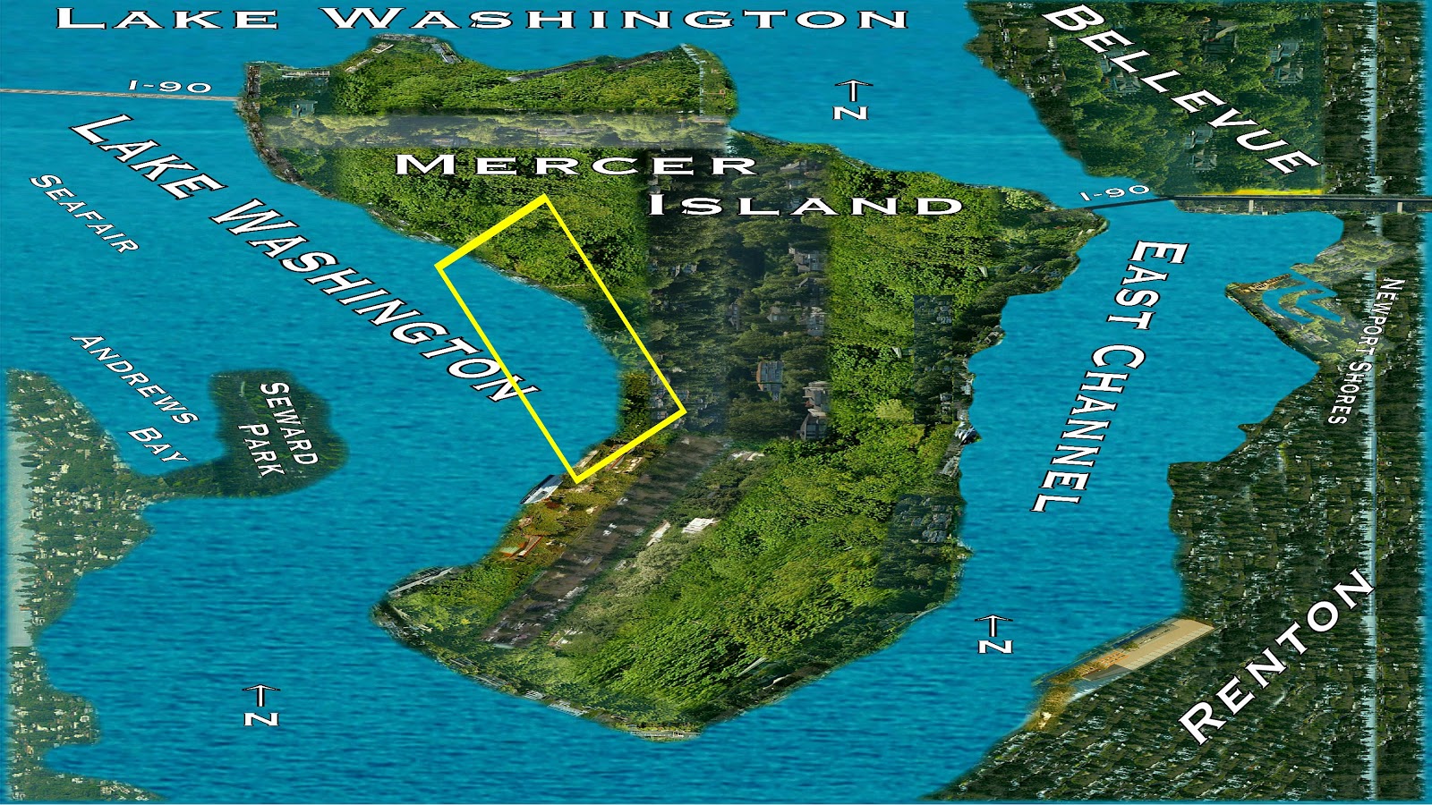 Lake Washington Cruising: Mercer Island West – Central - Mansions