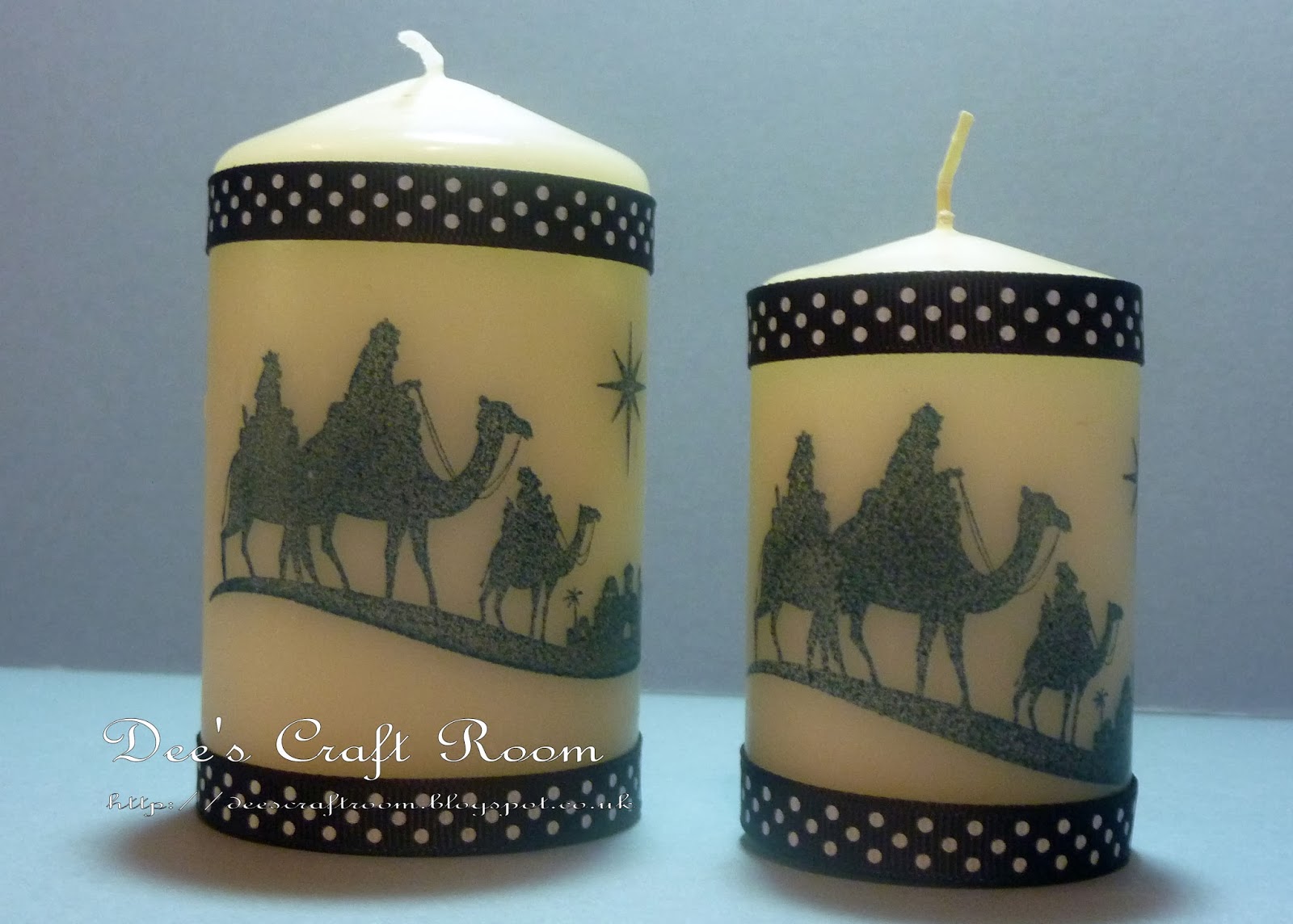 Dee's Craft Room Three Kings Candle
