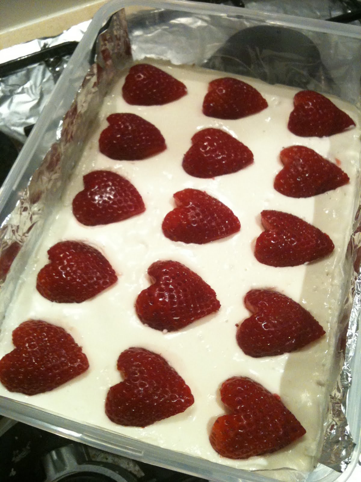 My Little Pâtisserie Strawberry Jelly Hearts Cheesecake