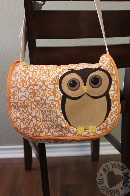 My Inner Need to Create... Owl Messenger Bag
