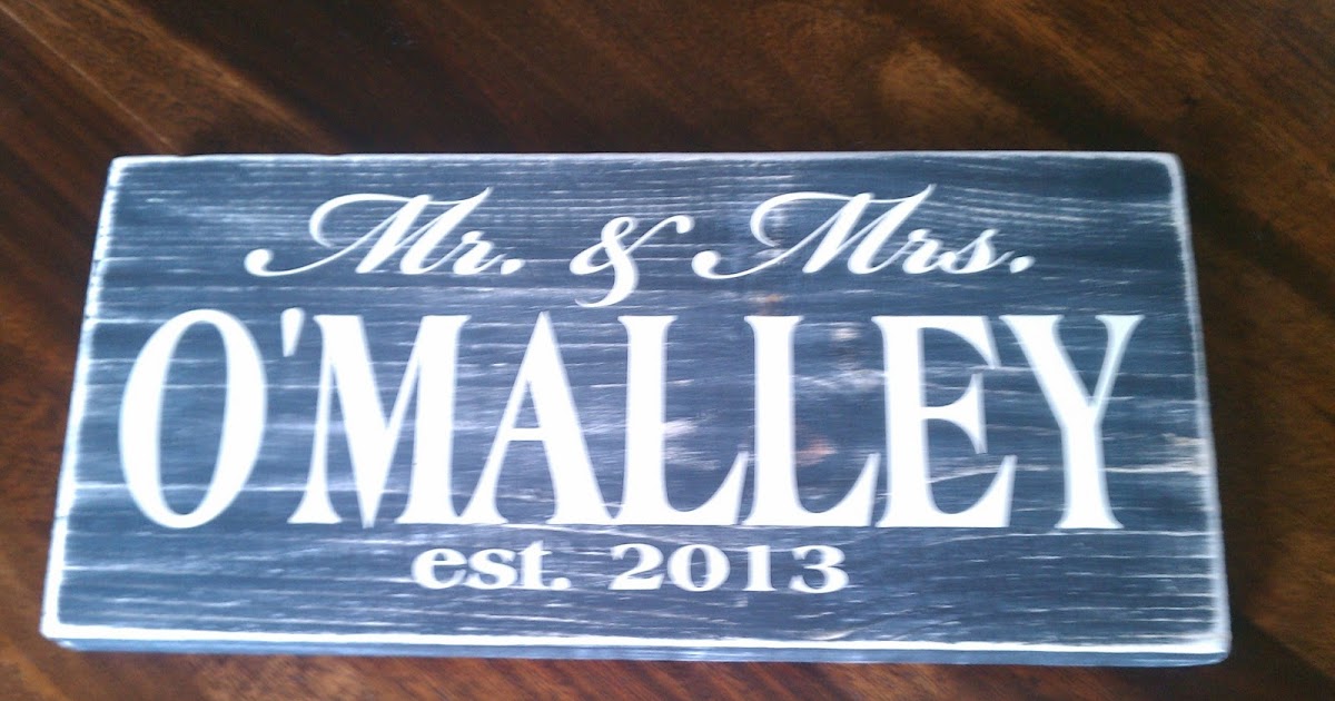 Not So Newlyweds Signs By Jen