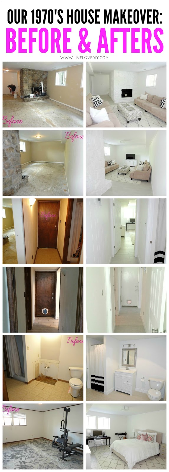 Livelovediy Our 1970 S House Makeover The Basement Makeover Is Finally Done