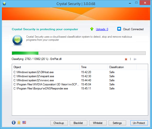 تحميل برنامج Crystal Security مجانا لازالة ملفات التجسس من الكمبيوتر Crystal+Security