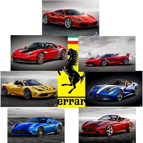 Photos de Ferrari pour fond d'écran.