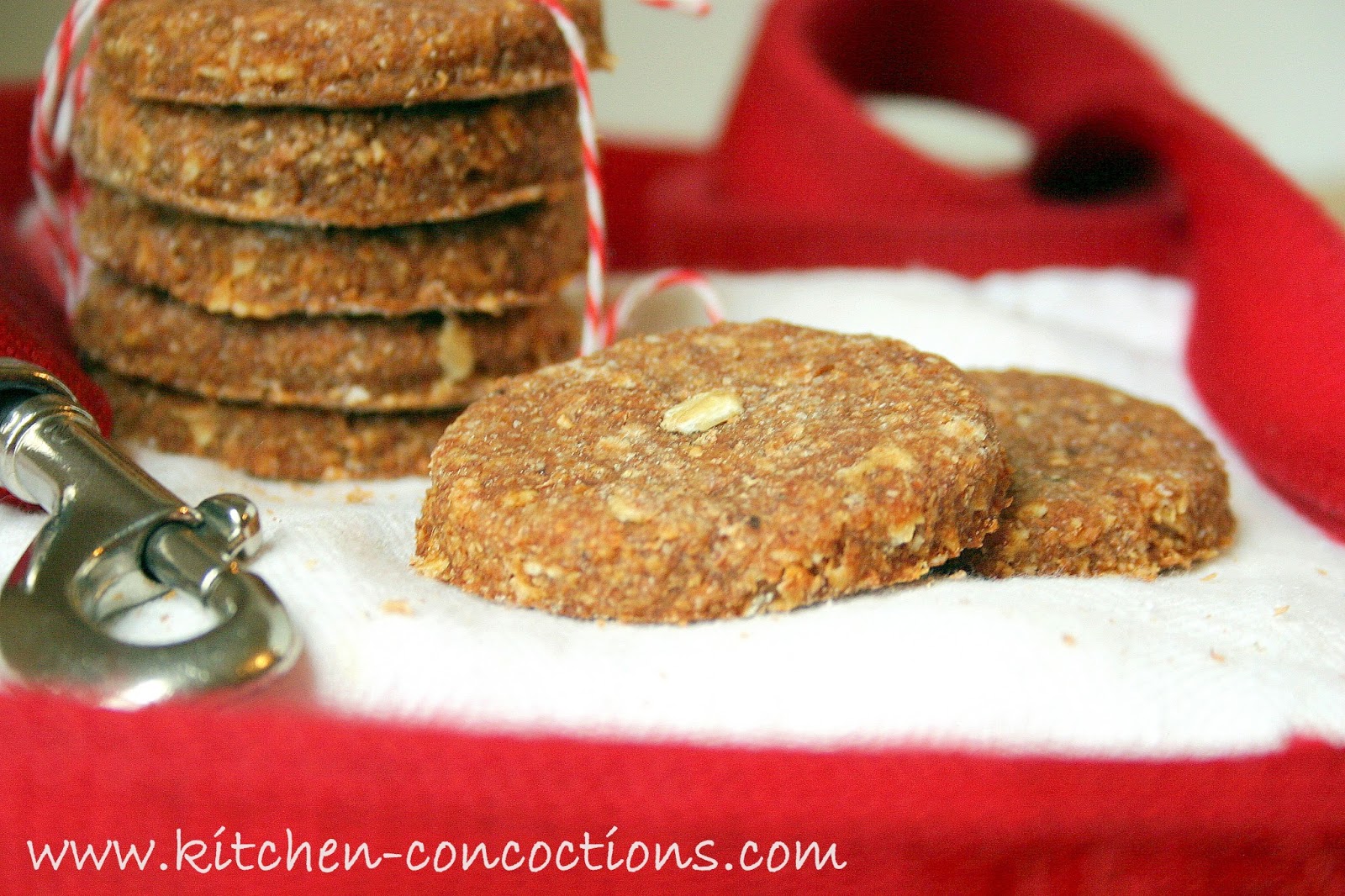 Oatmeal Banana Dog Biscuits Kitchen Concoctions