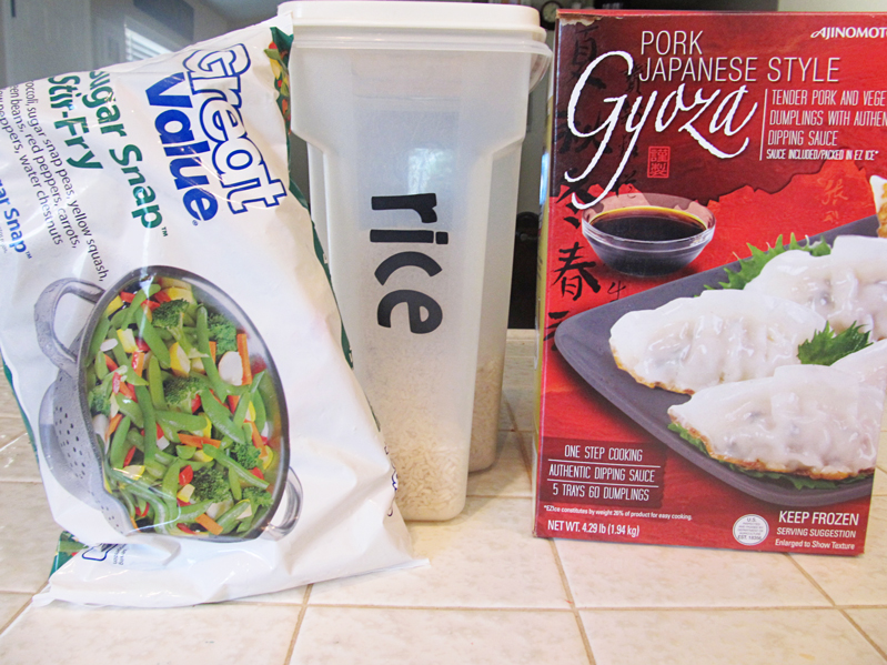 Lovely Little Snippets Simple Pot Sticker Dinner