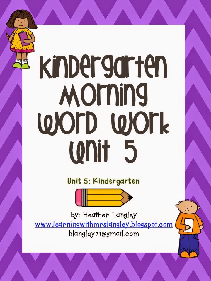 https://www.teacherspayteachers.com/Product/Kindergarten-Morning-Word-Work-Unit-5-1613692