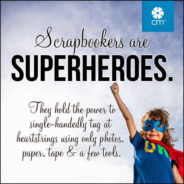 a dash of scrapbooking Scrapbookers are Superheroes!