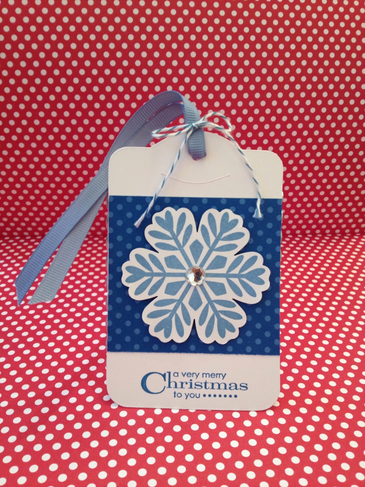 Sami's Stampin' Spot Snowflake Gift Tag