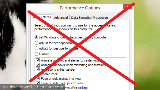 cara mematikan semua efek visual di windows 8.1 cara mematikan semua efek visual di windows 8.1