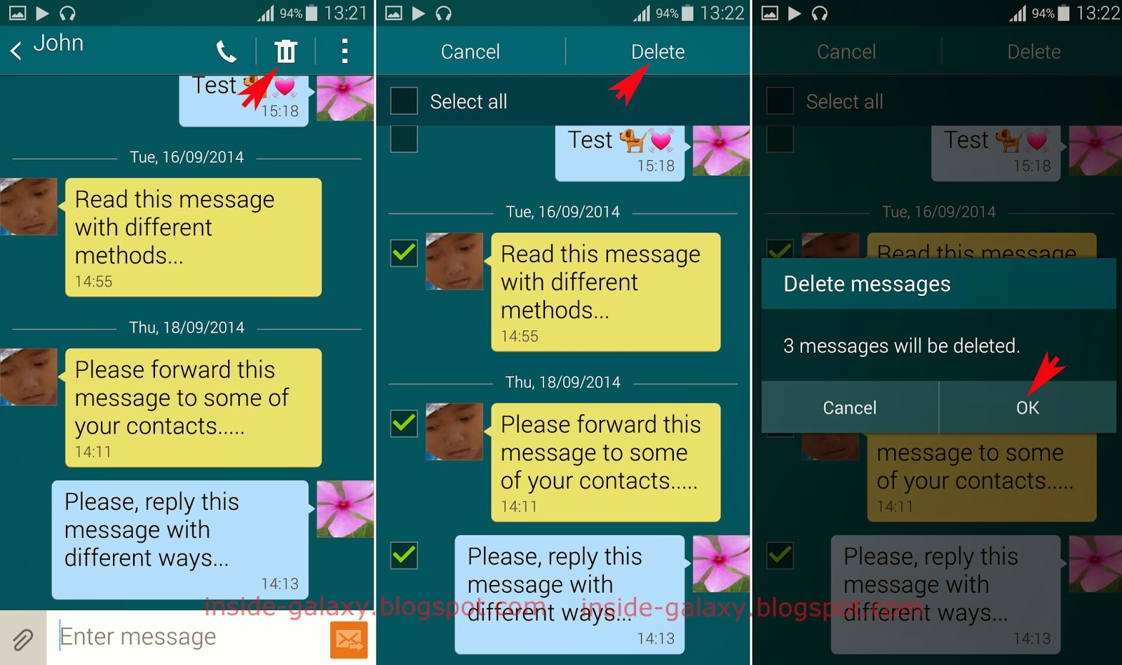 android delete app