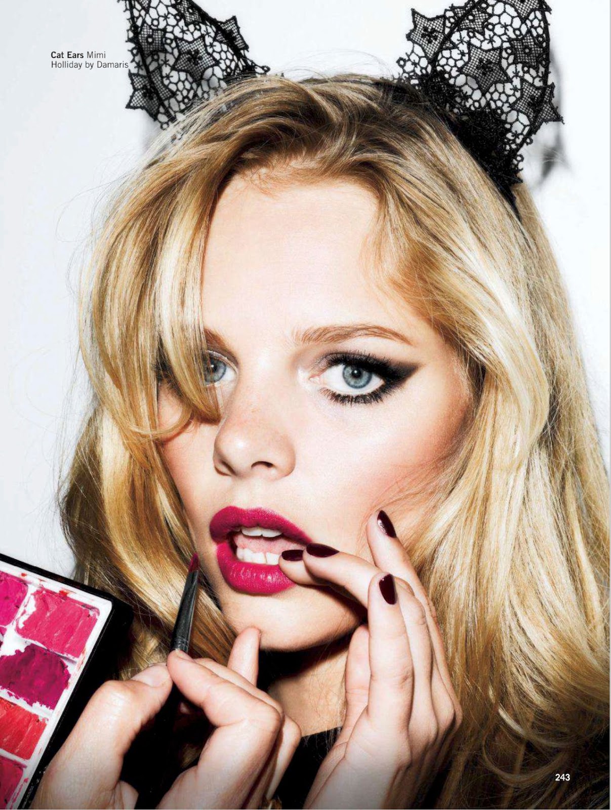insta beauty: marloes horst by kenneth willardt for uk glamour