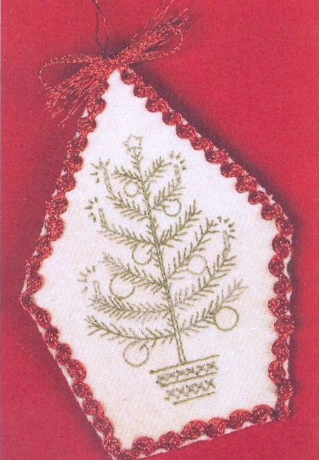 Adornos de bordado navideño ~ Solountip.com