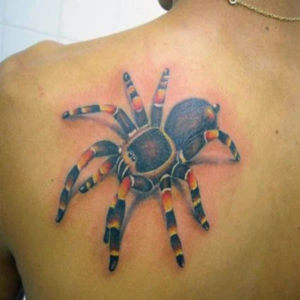 20 Gambar Gambar Tato 3d Laba Laba Keren