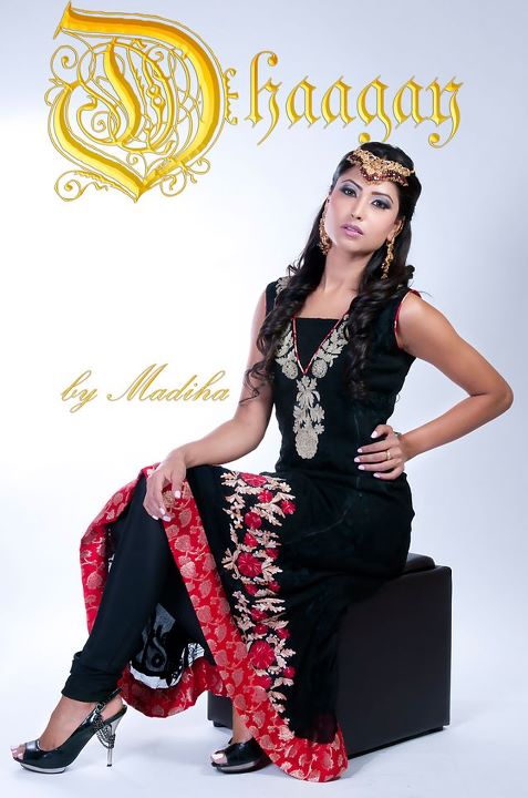 Eid Winter A-Line Long Shirt & Frocks by Dhaagay | Madiha Ibad Latest Eid/Winter Pret Collection 2011-12