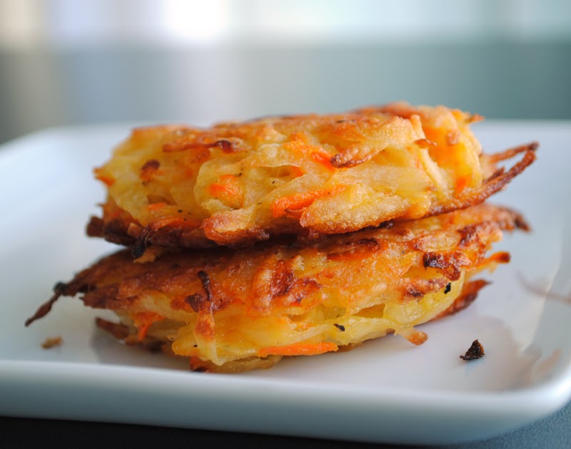 Leanne bakes Carrot and Potato Latkes