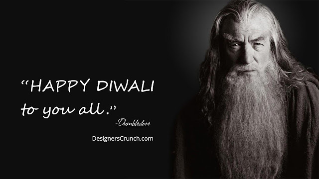 Happy Diwali Dumbledore : Designers Crunch