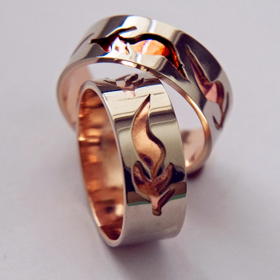 Anishinaabe Style Wedding Rings Fires By Zhaawano Fisher Star