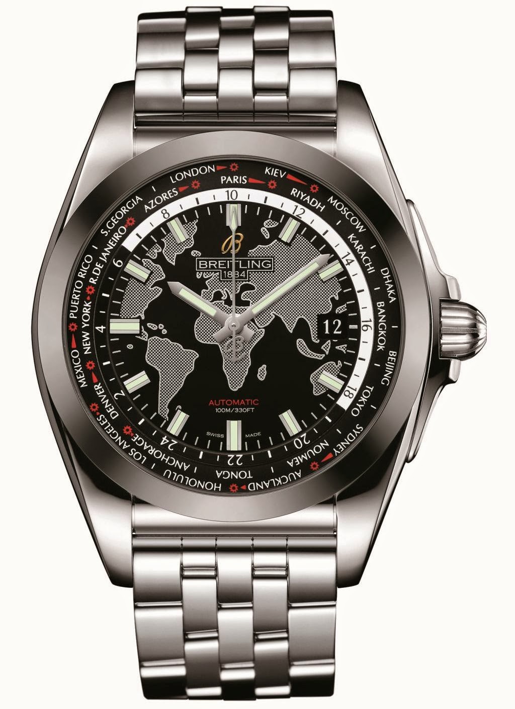 Breitling Galactic Unitime SleekT watch replica